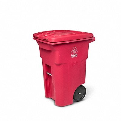 Medical Waste Cart 64 gal. MPN:RMN64-00RED