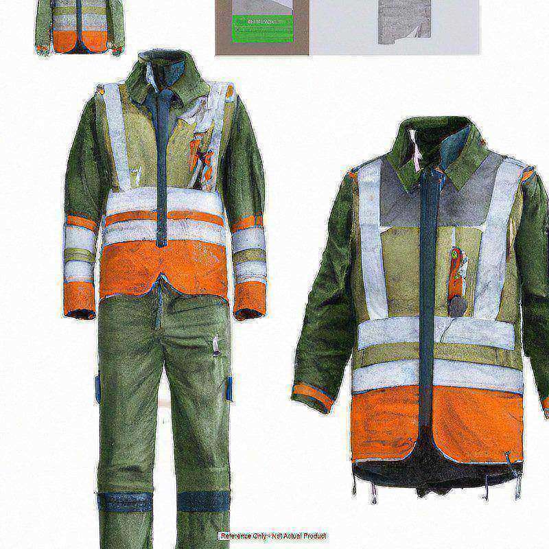 Lined Jacket Mens 3XL Hi-Vis Grn MPN:S24521