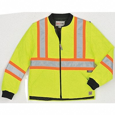 Hi-Vis Jacket Polyester Flo Green S MPN:S43211