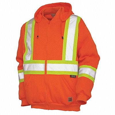 Hi-Vis Hooded Sweatshirt S Orange MPN:S49411