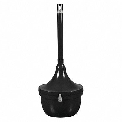 K2499 Cigarette Receptacle 4-1/2 gal Black MPN:45NY55