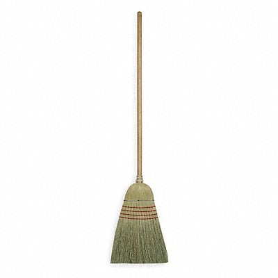 Corn Broom 38 in Handle L 12 in Face MPN:1VAB5