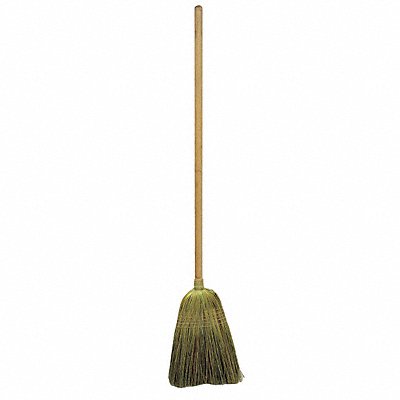 Corn Broom 38 in Handle L 12 in Face MPN:1VAC3