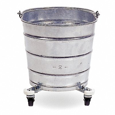 Bucket Silver 6 1/2 gal MPN:2W318