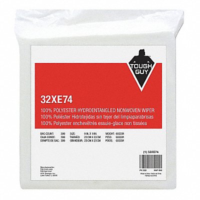 Dry Wipe 9 x 9 White MPN:32XE74