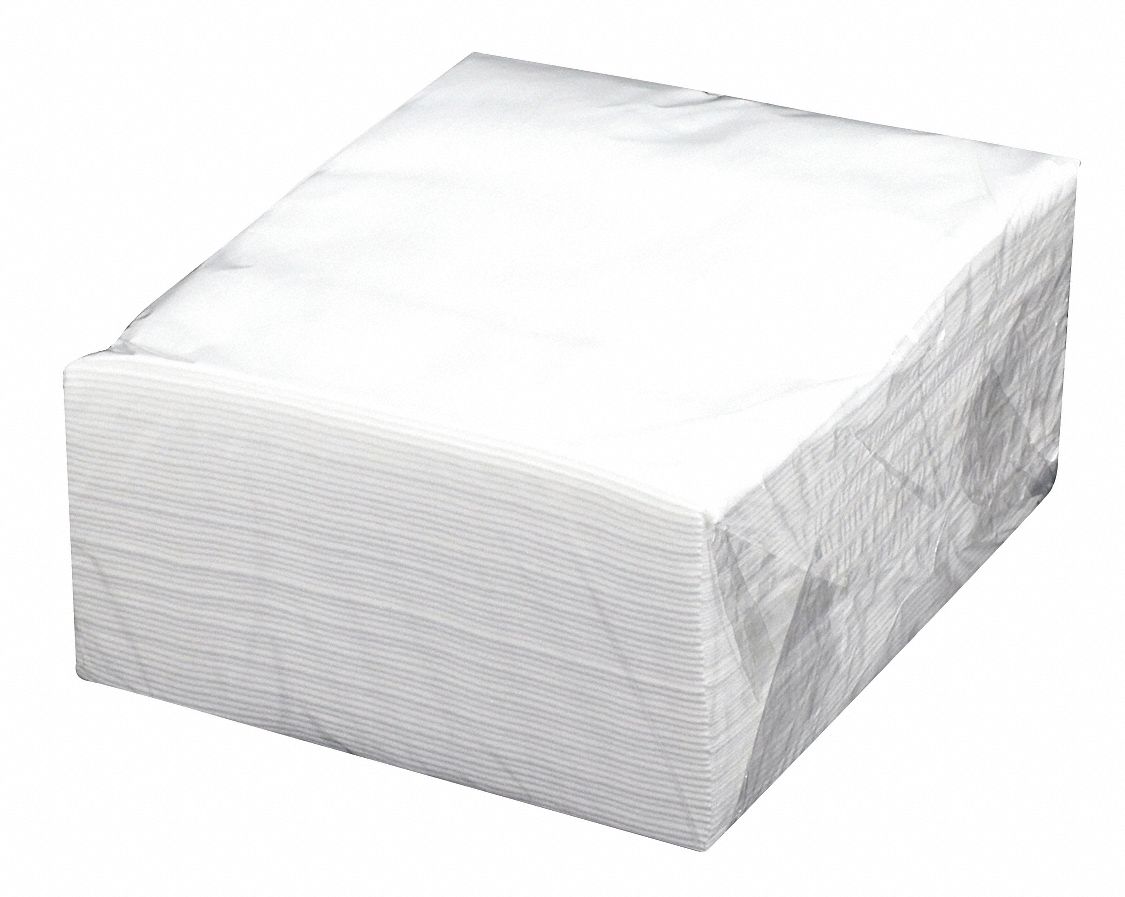 Dry Wipe 12 x 12-1/2 White PK18 MPN:52WY25