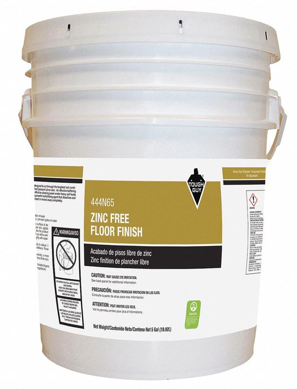 No Zinc Floor Finish High Gloss 5 gal MPN:444N65