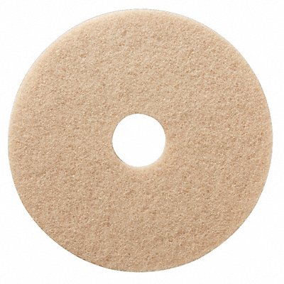 Burnishing Pad Tan Size 17 Round PK5 MPN:402V89