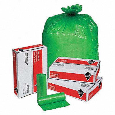 Biohazard Bags 33 gal Green PK100 MPN:31DK99