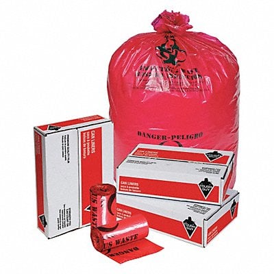 Biohazard Bags 44 gal Red PK25 MPN:31DL06