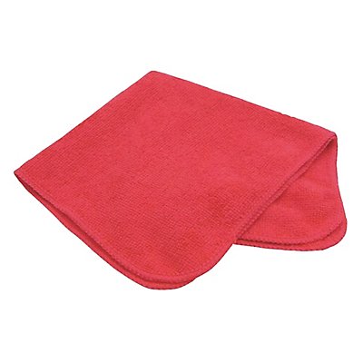 Microfiber Cloth 12 x 12 Red PK12 MPN:32UV02