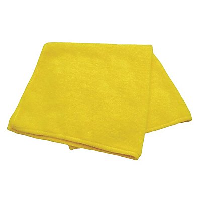 Microfiber Cloth 16 x 16 Yellow PK12 MPN:32UV12