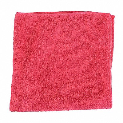 Microfiber Cloth 16 x 16 Red PK12 MPN:32UV13