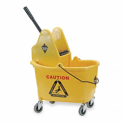 D8085 Mop Bucket and Wringer Yellow 8 3/4 gal MPN:2PYH5