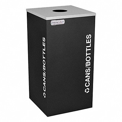 Recycling Container Black 24 gal. MPN:5UJC3