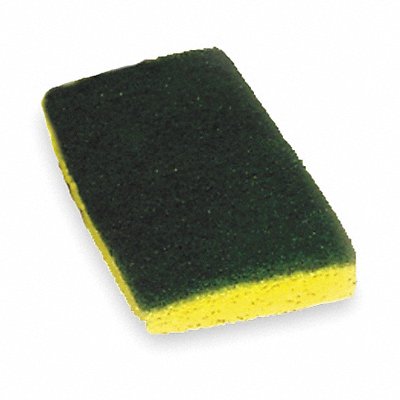 Scrubber Sponge 6 in L Green/Yellow PK20 MPN:2NTH3