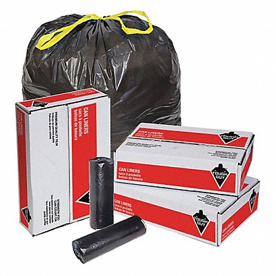 Trash Bag 32 gal Black PK150 MPN:15E447