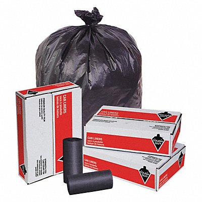 Trash Bags 34 to 38 gal Black PK250 MPN:2U384