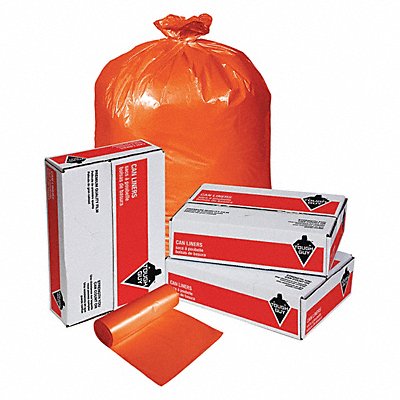 Trash Bag 40 to 45 gal Orange PK100 MPN:31DK85