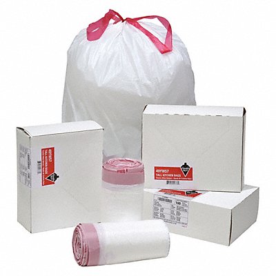 Trash Bag 13 gal PK100 MPN:49YW57