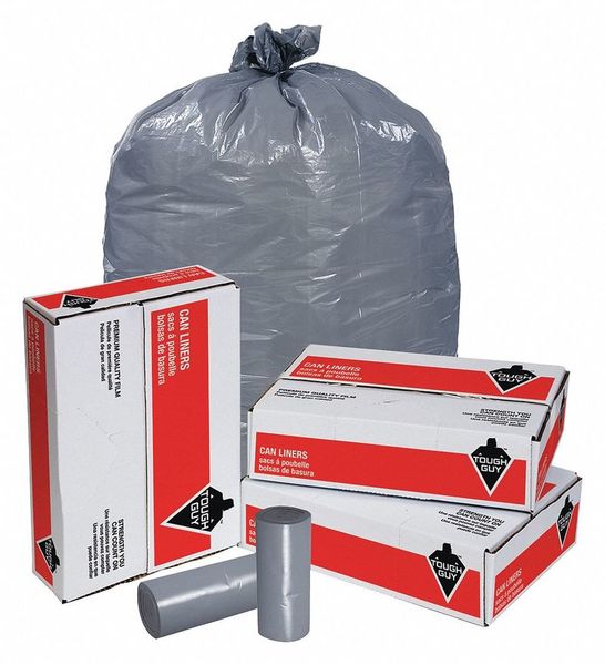 Trash Bags 20 to 30 gal Gray PK100 MPN:4YPA2