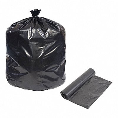 Recycled Trash Bag 55 gal Black PK100 MPN:784JG7