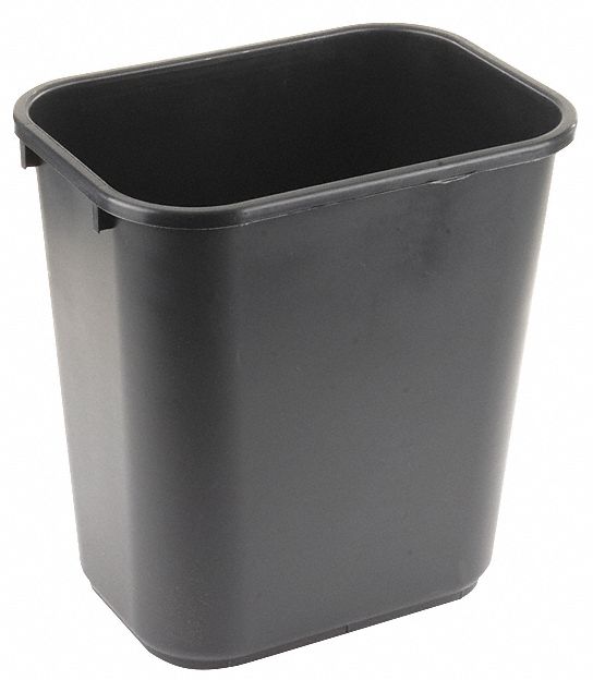 D2129 Wastebasket Rectangular 7 gal Black MPN:4PGN5