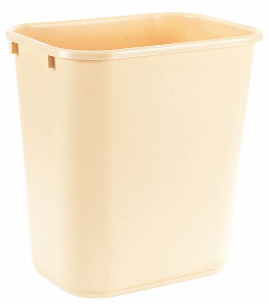 D2129 Wastebasket Rectangular 7 gal Beige MPN:4PGN6