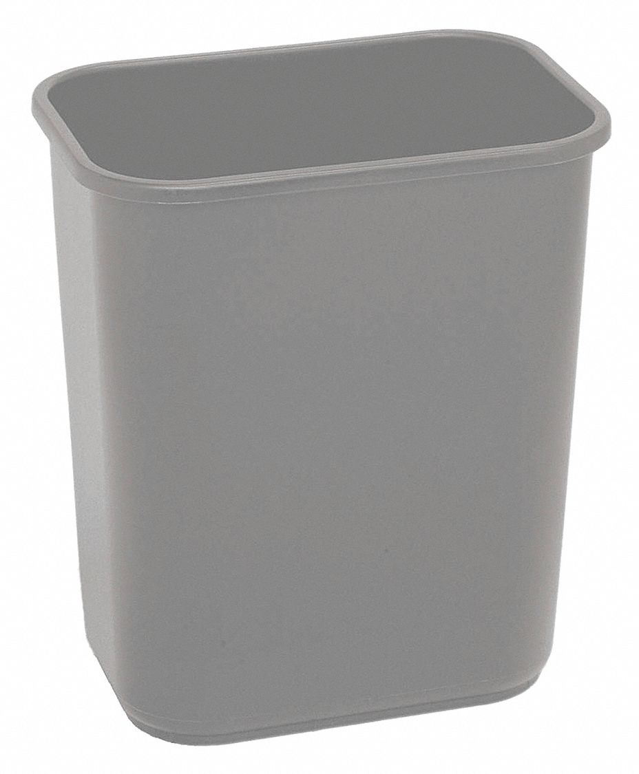 D2129 Wastebasket Rectangular 7 gal Gray MPN:4PGN7