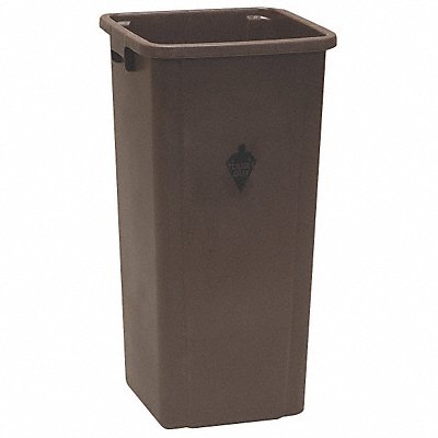 D2124 Trash Can Liner Square 23 gal Brown MPN:4PGT3