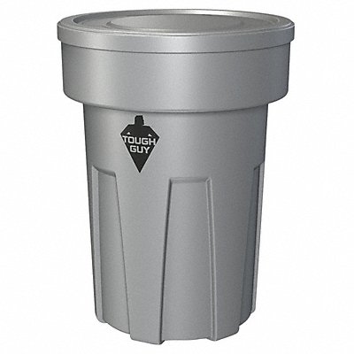 Trash Can 25 gal Gray MPN:4WNY9