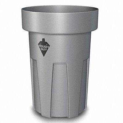 Trash Can 55 gal Gray MPN:4WNZ2