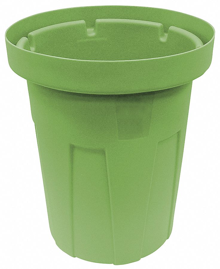 Trash Can 20 gal Green MPN:4YKD3