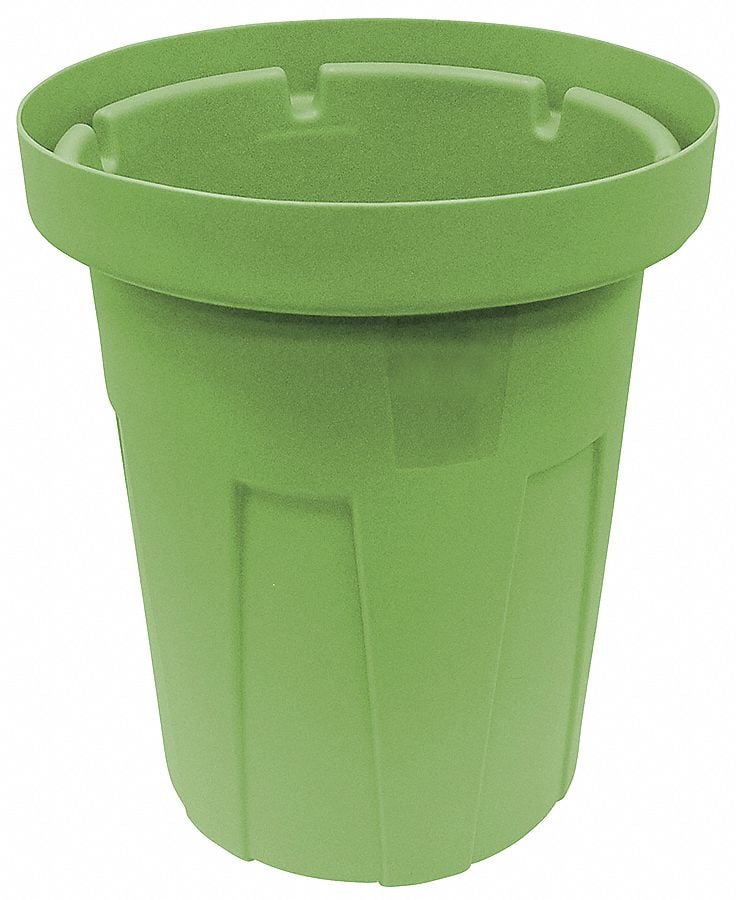 Trash Can 22 gal Green MPN:4YKD4