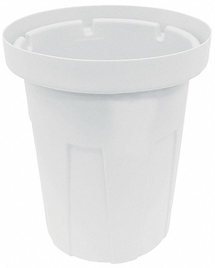 Trash Can 22 gal White MPN:4YKG4