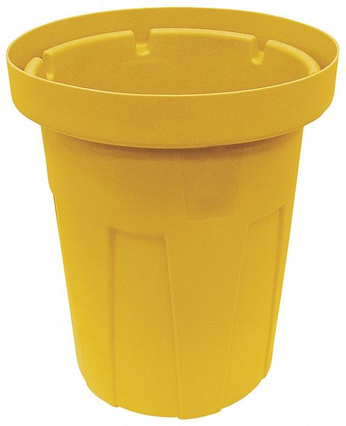 Trash Can 22 gal Yellow MPN:4YKH4