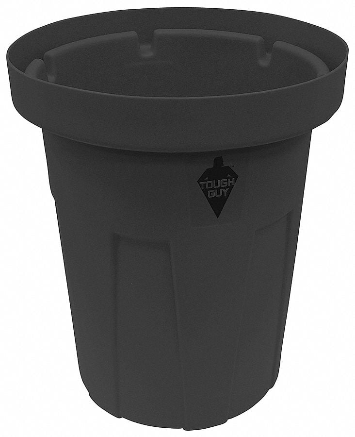 Trash Can 22 gal Black MPN:4YKJ4