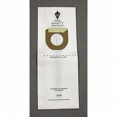 Vacuum Bag Paper 2-Ply Reusable PK3 MPN:3ZJJ8