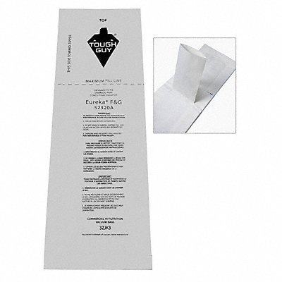 Vacuum Bag Paper 1-Ply Reusable PK10 MPN:3ZJK3