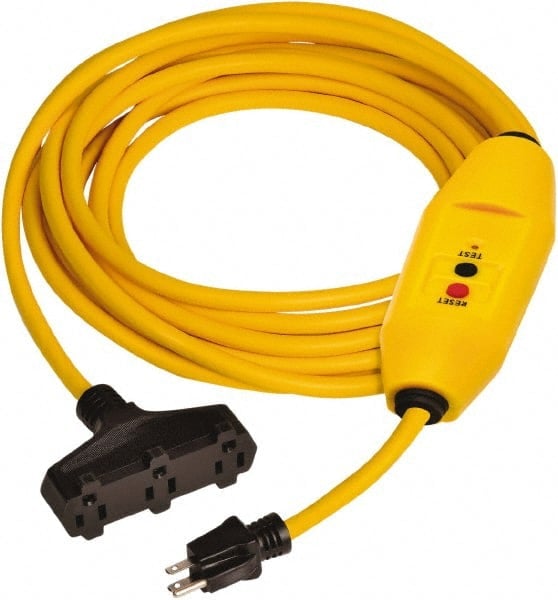 Plug-In GFCI Cord Set: 50' Cord, 15A, 125V MPN:30438303-01