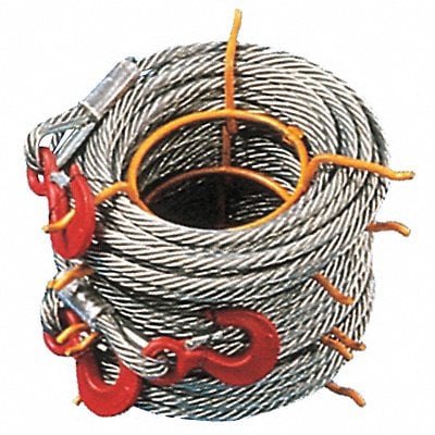 Winch Cable Alloy Stl 1/4 in x 100 ft. MPN:6423100K