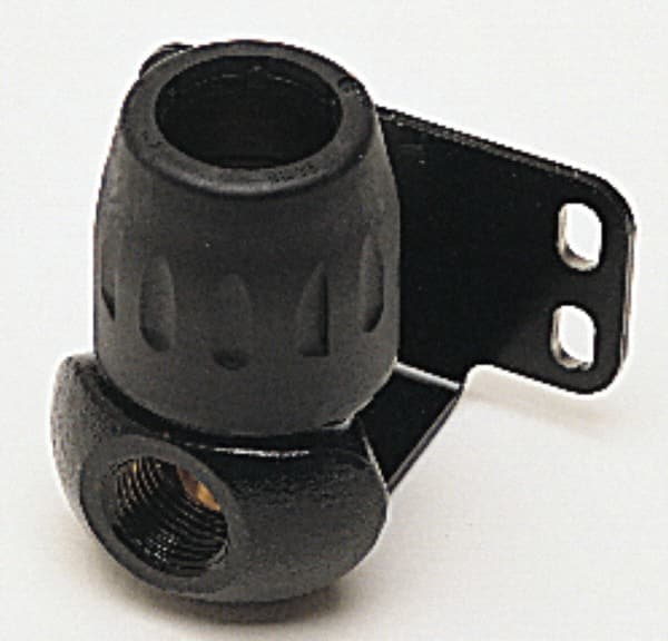 Air Hose 45 degrees One Port Wall Bracket: Plastic MPN:6640 25 22