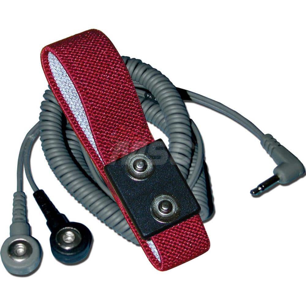 Grounding Wrist Straps, Attachment Method: Snap Lock , Disposable: No , Material: Fabric , Resistor: Yes  MPN:WB0025