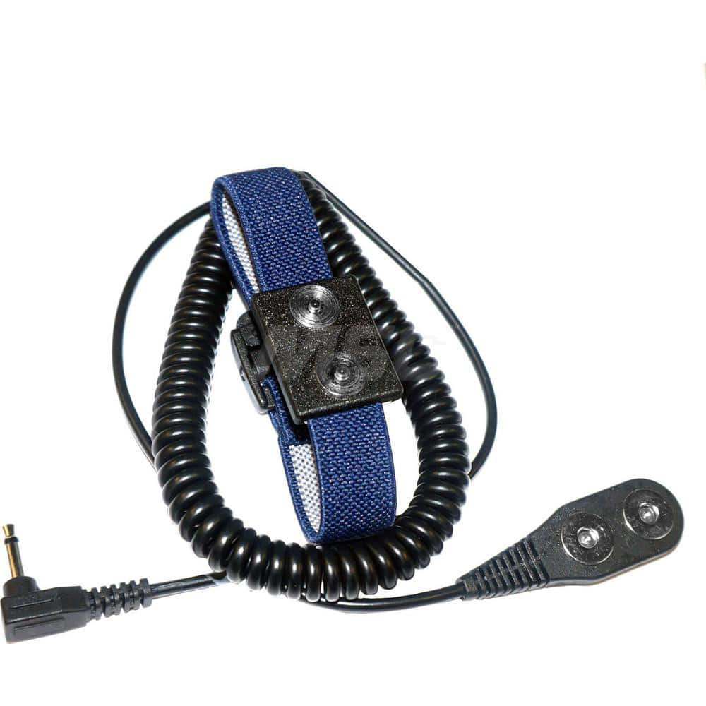 Grounding Wrist Straps, Attachment Method: Snap Lock , Disposable: No , Material: Fabric , Resistor: Yes , Grounding Cord Included: Yes  MPN:WB3008