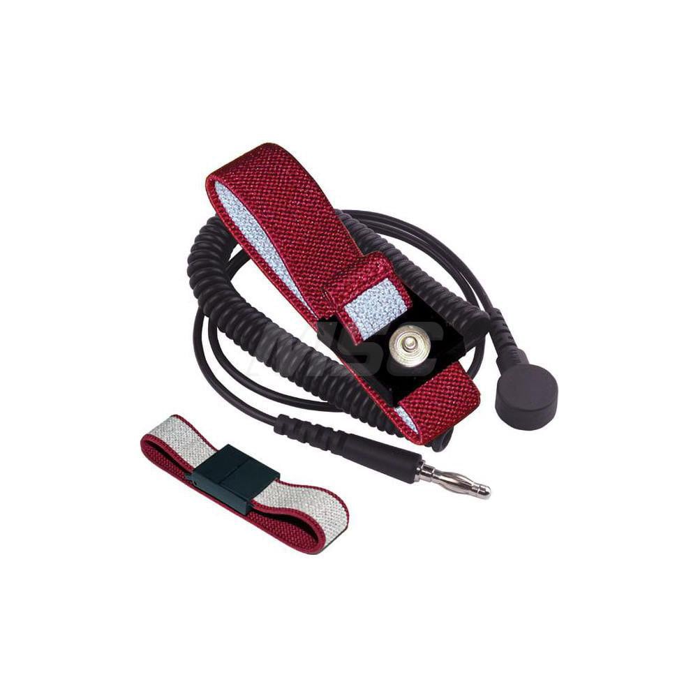 Grounding Wrist Straps, Attachment Method: Snap Lock , Disposable: No , Material: Fabric , Resistor: Yes , Grounding Cord Included: Yes  MPN:WB5643