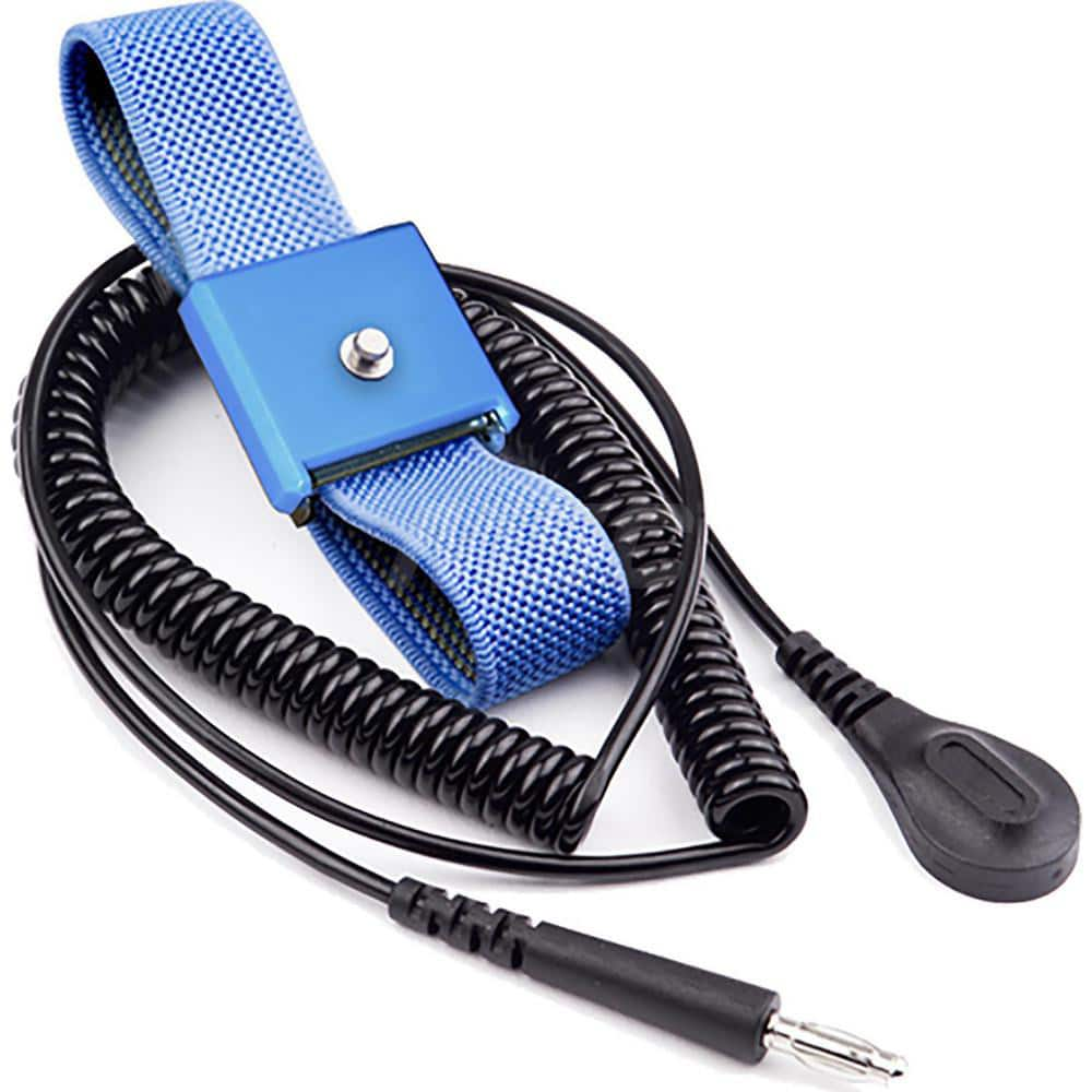 Grounding Wrist Straps, Attachment Method: Snap Lock , Disposable: No , Material: Fabric , Resistor: Yes , Grounding Cord Included: Yes  MPN:WB8037