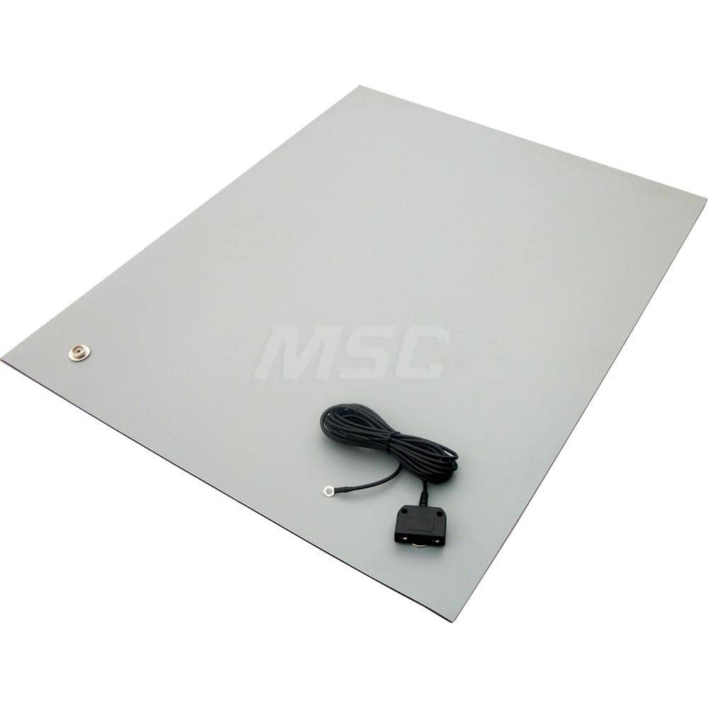 Anti-Static Table Mat: Static Dissipative, Rubber, 24