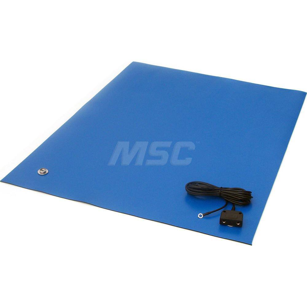 Anti-Static Table Mat: Static Dissipative, Rubber, 24