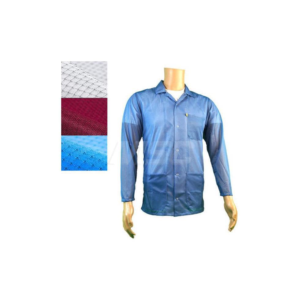 Smocks & Lab Coats, Garment Style: Smock , Material: Polyester , Size: X-Large , Color: Blue , Sleeve Length: 23  MPN:JKC8805SPLB