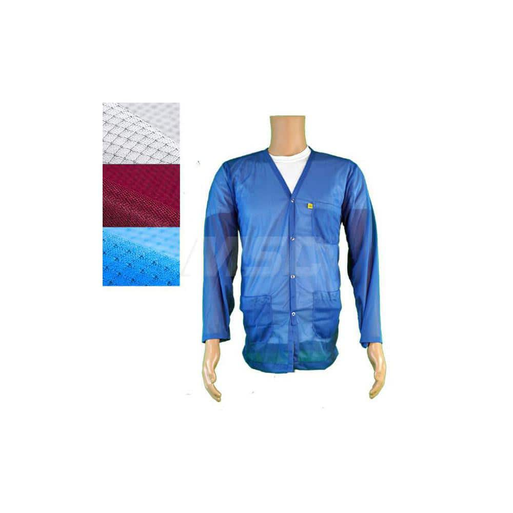 Smocks & Lab Coats, Garment Style: Smock , Material: Polyester , Size: Small , Color: Blue , Sleeve Length: 23  MPN:JKV8822SPLB